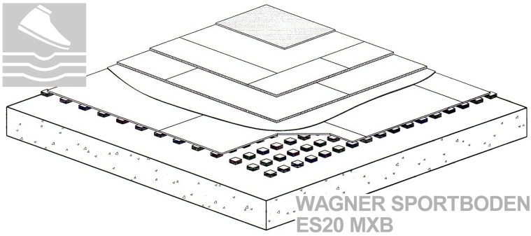 sectional drawing of ES20 MXB